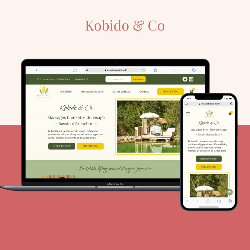 Aperçu du site Kobido & Co